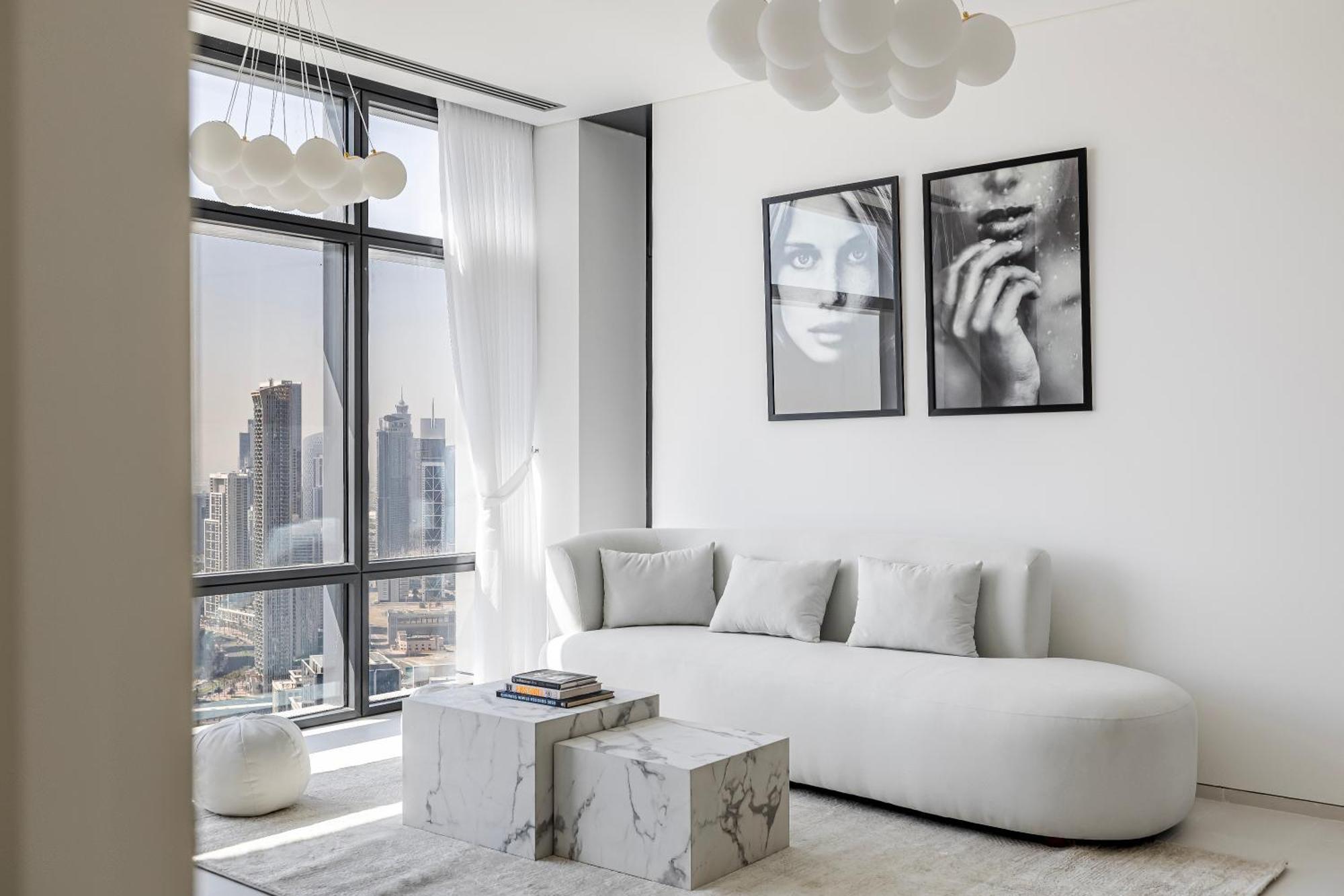 1Br Burj Khalifa View Index Tower Difc Apartment Dubai Exterior photo
