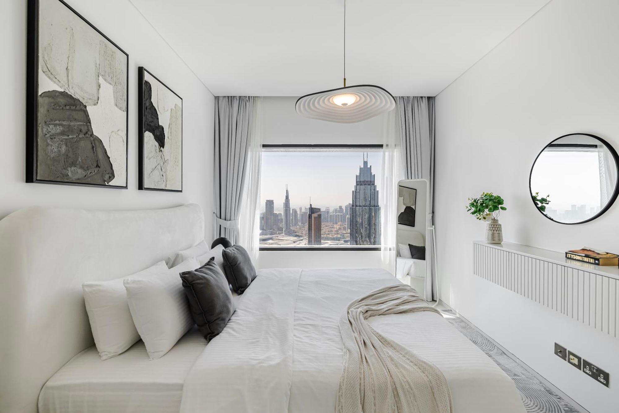 1Br Burj Khalifa View Index Tower Difc Apartment Dubai Exterior photo